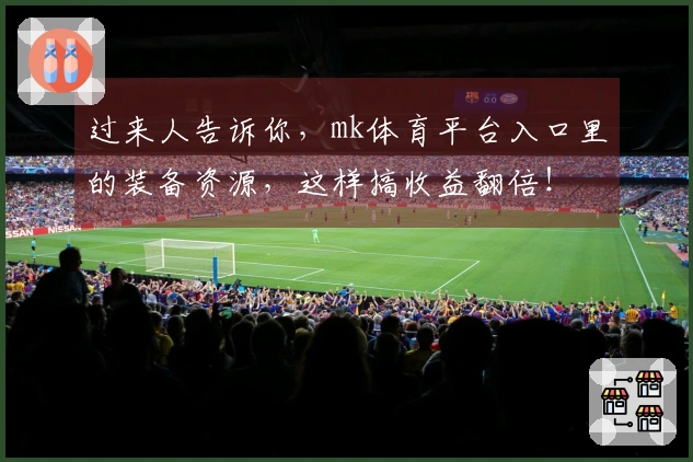 过来人告诉你，mk体育平台入口里的装备资源，这样搞收益翻倍！